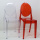 Clear crystal plastic dining chair with great price